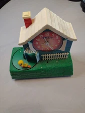 JANEX Looney Tunes Talking Alarm Clock Sylvester Tweety Vintage For Parts