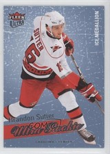 2008-09 Fleer Ultra Ultra Rookie Ice Medallion 80/100 Brandon Sutter #255 0c3