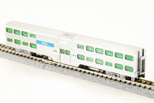 Kato Spur N 156-0941 Gallery Bi-Level Coach Chicago Metra #6185 Made in Japan | Zustand: Used