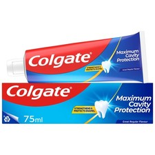 Maximum Cavity Protection Toothpaste 75ml with Calcium Boost Strengthens and 25.60 per litre