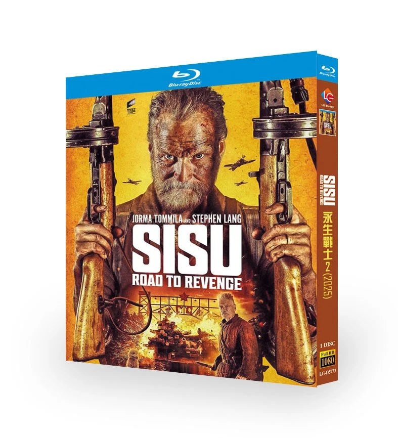 Sisu: Road to Revenge (2025) 1-Disc All Region New Sealed Box Set English Audio