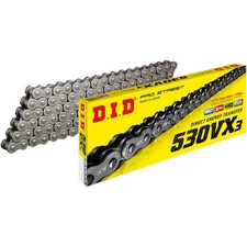 D.I.D 530VX3X106ZB 530VX3 X-Ring Series Chain - 106 Links - Natural