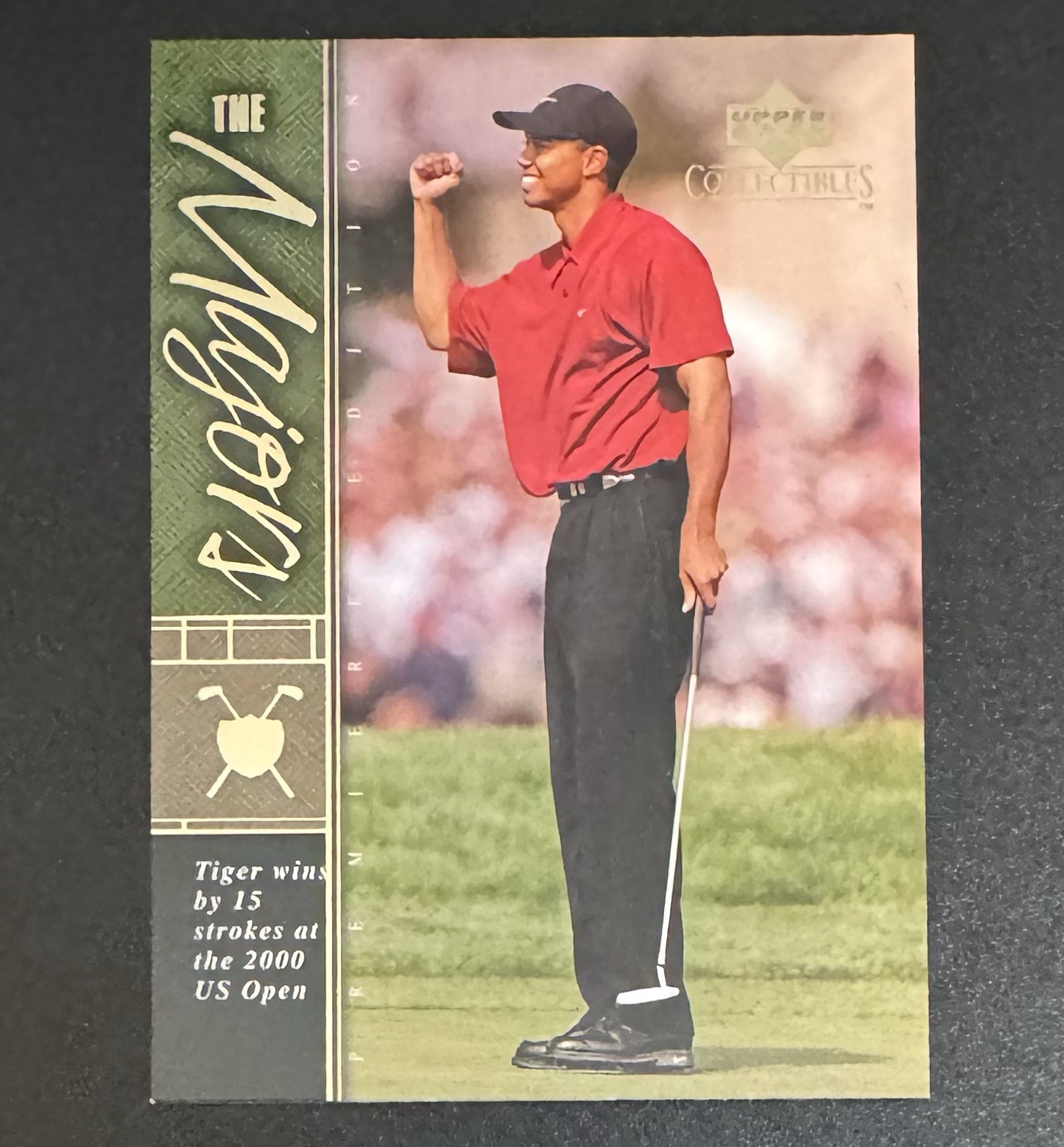 Tiger Woods 2001 Upper Deck Collectibles Golf Majors ROOKIE #TWC19