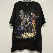Vintage Marvel Comics Mad Engine X-Men Wolverine Cable Storm Tee Size 2XL