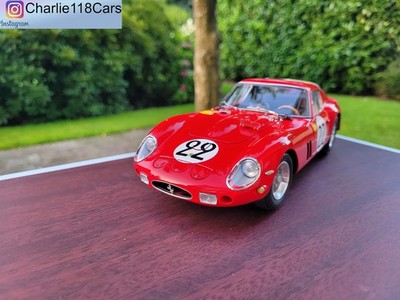 CMC 1/18 Ferrari 250 GTO #22 24h France 1962  no bbr mr p330 p4 dino 308 365 512
