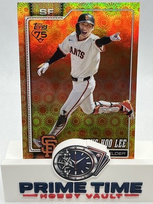 2026 Topps Series 2 Sunburst Orange Refractor Jung Hoo Lee San Francisco Giants