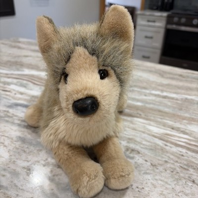 Douglas Cuddle Toys Tyson Wolf Plush #1836 Retired 2018 Stuffed Animal RARE