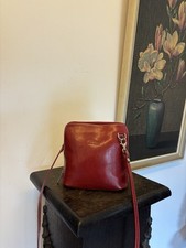 Vintage Leder Damenhandtasche Umhängetasche ...