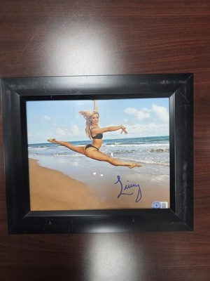 Olivia  Livvy  Dunne Signed 8x10 Photo Sports Illustrated Swimsuit LSU BAS #2