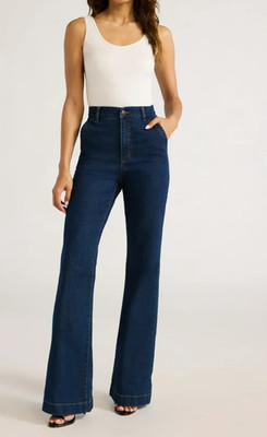 Sofia Jeans Womens  Jeans Size 20 Dark Wash Flare Trouser High-Rise 30.5'' Inseam