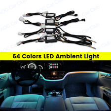 LED Atmosphärenlampe 64 Farben Umgebungslicht passend für Mercedes S-Klasse W221 LED Atmosphärenlampe 64 Farben Umgebungslicht passend für Mercedes S-Klasse W221