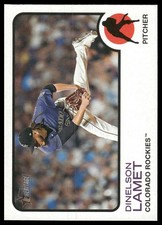 Dinelson Lamet 2022 Topps Heritage #718 Colorado Rockies