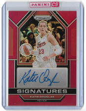 2023 Panini Prizm WNBA Signatures Red #SG-KDG Katie Douglas #21/99 Indiana Fever