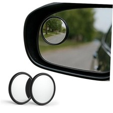 2 Pack Blind Spot Mirrors, HD Glass Wide Angle Convex Rearview Mirrors for