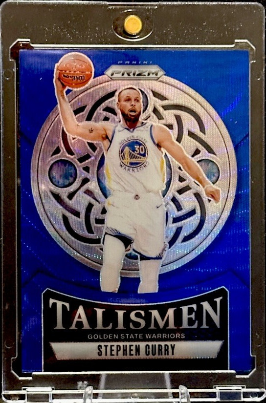 Stephen Curry 2024-25 Prizm Talismen Blue Wave #20 /175 Warriors