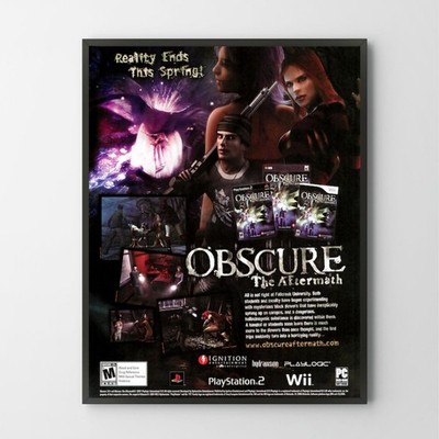 Poster Obscure The Aftermath Playstation2 PS2 Glossy Unframed Poster Print G0776