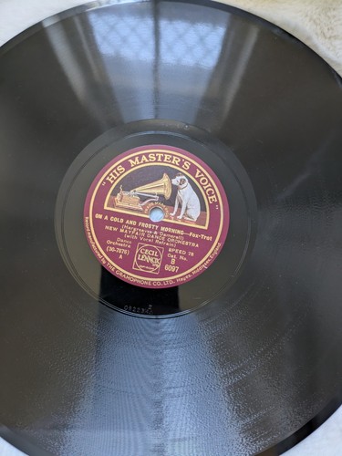 New Mayfair Dance Orch/Al Bowlly On A Cold & Frosty Morning 78rpm Record E - Picture 2 of 4