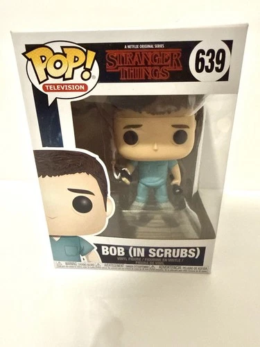 Funko Pop Bob (In Scrubs) Stranger Things #639 Vinyl Figure New