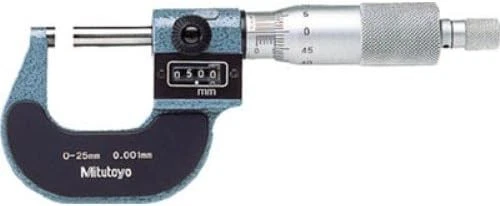 Mitutoyo Count Outside Micrometer M820-25 M820-25 193-111 0-25 mm Range