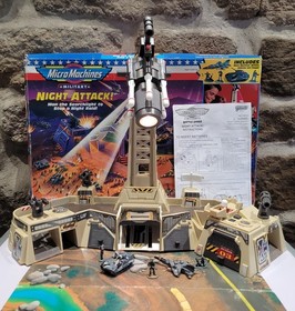 Military Micromachines Night Attack Playset Complete & Boxed With Instructions