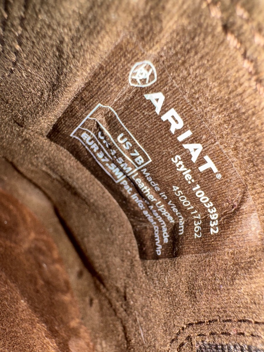 Ariat® Ladies Chocolate Chip/Cow Suede & Hair On Cruiser Size 7B Shoe 10033932 View 4