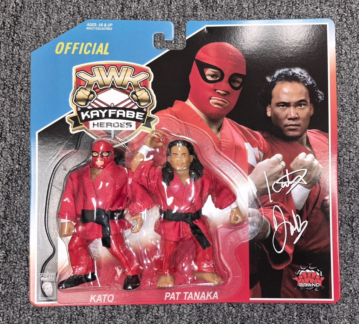 The Orient Express Kato Tanaka WWF WWE KWK Action Figures Tag Team