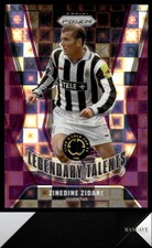 2025 Prizm FIFA World Cup #12 Zinedine Zidane Legendary Purple Pandora /49