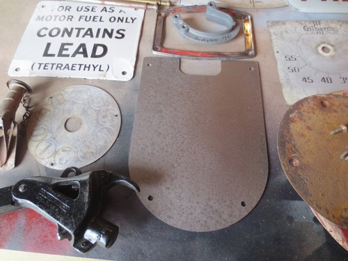 Vintage Gas Pump and Air Meter Parts nozzles faces 