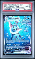 Vaporeon VMAX SWSH182 Black Star Promo