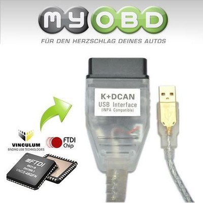 K & D-CAN Für BMW Ediabas Inpa E81 E82 E87 E88 E36  E46 E90 E91 E92 E93 R52 R53