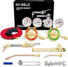 Heavy Duty Oxy Acetylene Torch Kit, with CA2460 Cutting Attachment Cutting Tip