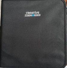 Scrapbooking Large 14x14 3-Ring Binder Storage 16 inserts Creative Memories USED