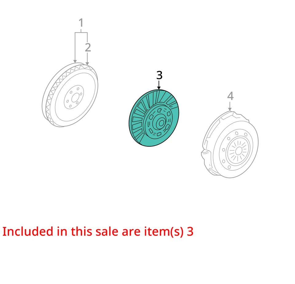 SE ADAPTA A FORD MUSTANG 2005-2010 DISCO ASY - EMBRAGUE 8R3Z7550A - NUEVO FABRICANTE DE EQUIPOS ORIGINALES 8R3Z7550A Foto 3 de 4