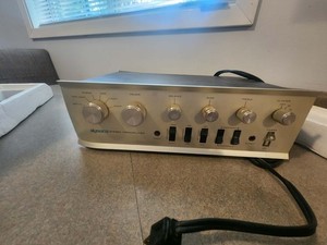 DYNACO COMBO 120A STEREO POWER AMPLIFIER w PAT-4 PRE-AMPLIFIER -- VINTAGE 1973