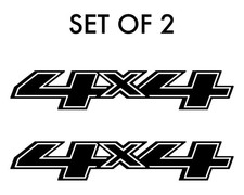 4x4 Decal Set Fits Chevy 2014- 2018 Silverado Sierra Vinyl Decal Sticker