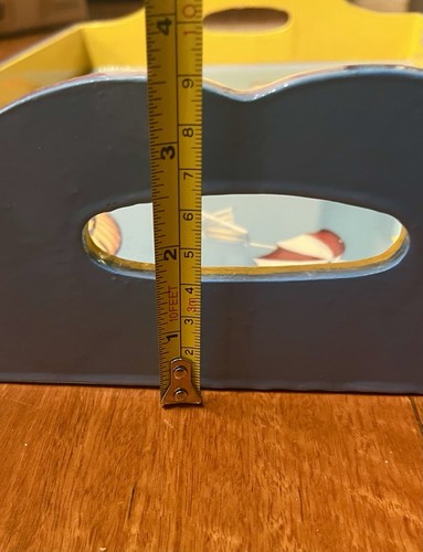 Hand Painted Wooden Tray Fish Theme Circa 1998 53cm w/Handles Artist Signed - Picture 9 of 10