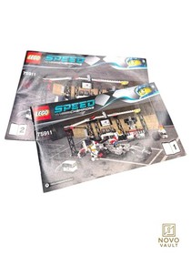 LEGO SPEED CHAMPIONS: Mclaren Mercedes Pit Stop (75911) W/ Manuals