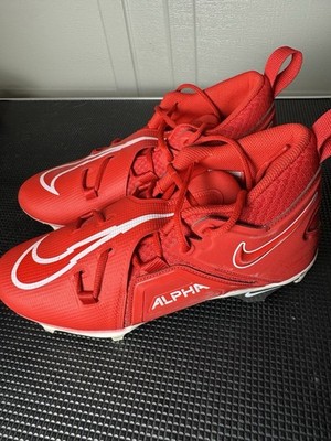 Nike Football Cleats Alpha Menace Pro 3 Red CT6649-616 Men's Size 10