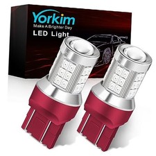Led Bulb Red, 7440 Bulb Red 7444na Led with Projector 7443 Red pack of 2