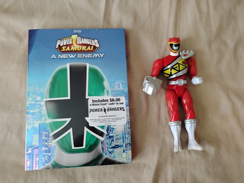 Power Rangers Samurai, Vol. 2: A New Enemy (DVD, 2012) Pre-owned With Figure