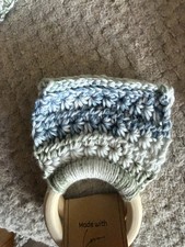 Handmade Crochet Towel Holder Wooden Ring Kitchen Hanging Towel Holder