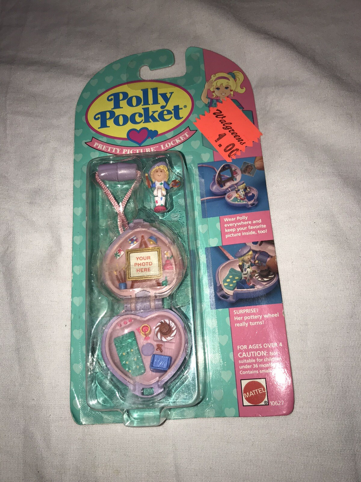 polly pocket pretty present locket