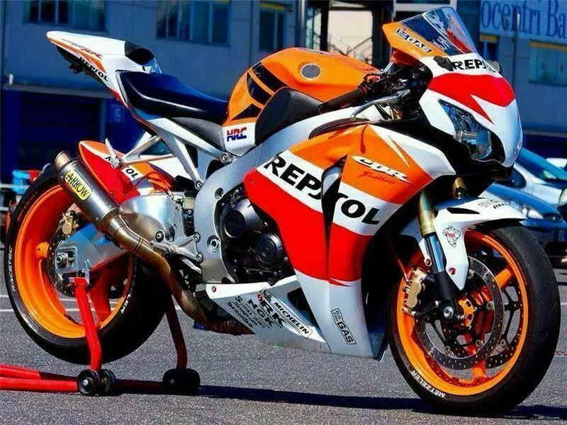 Sueño áspero apelación Engaño MS Injection Orange Repsol Fairing Kit Fit for Honda 2008-2011 CBR 1000RR  p002 | eBay