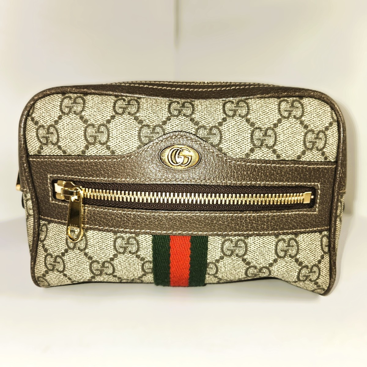 GUCCI Ophidia GG Supreme Belt Bag Size 34 USA (M-L) Made in Italy