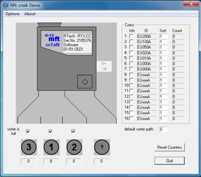 Gettoniera Colibri V2 CcTalk (monnayeur) - Occasion