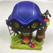 Imaginext Play Set + 2 Figures Superman Batman Hall of Doom *LIGHTS NOT WORKING*