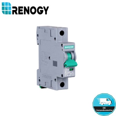 RENOGY Leistungsschalter 1P 10A/16A/32A/50A/63A DC 1250V Miniatur Schutzschalter