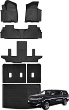 Full Sets Floor Mats for Chevy Chevrolet Suburban/GMC Yukon XL 2024-2021(7 Seat)