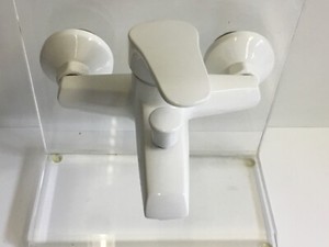 Badewannenarmatur Einhebelmischer Weiß – Mit Brauseumschaltung, Inkl. Befestigungsmaterial