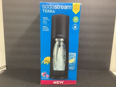 NEW | SODASTREAM TERRA CLASSIC CORDLESS SPARKLING WATER MAKER  W/ 1L BOTTLE (BM)